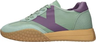 Keh-noo Kw 9752 Sneaker - Dames - Sneakers - Groen - 38 EU - Leer - Schoenen