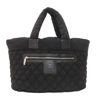 Chanel Black Nylon Tote Bag (Pre-Owned)