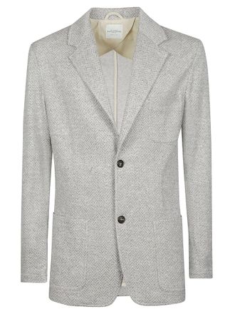 Ballantyne Cotton-Blend Herringbone Single-Breasted Blazer