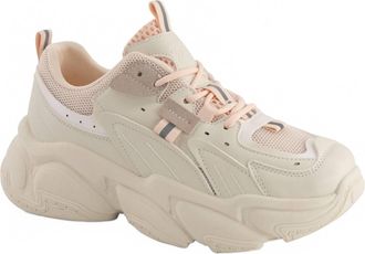 Andrea WomenS Chunky Fashion Sneakers With Platform Sole In Off White
