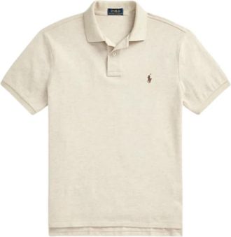 Ralph Lauren Polo Iconique - Heren - Polos - Beige - S - Katoen - Tops