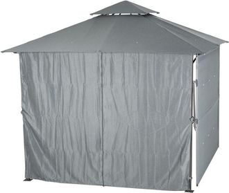 Hesperide Cortinas Para Cenador Amalya Gris - Para Amalya 3 X 3 M (2 Cortinas) - Hesp&eacute;ride