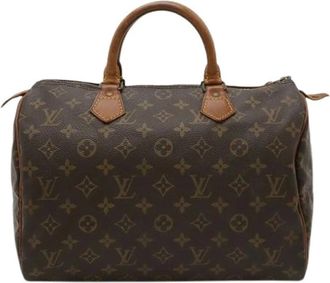 Louis Vuitton Pre-owned Monogram Handtas - Dames - Vintage Handtas - Bruin - ONE Size - Vintage