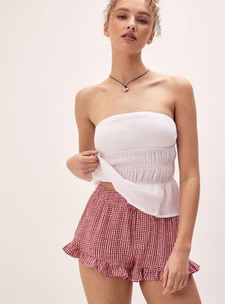 Twik Womens Ruffled mini short