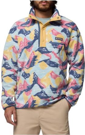 Columbia Helvetia II Printed Half Snap Fleece Fleecepullover f&uuml;r Herren | beige