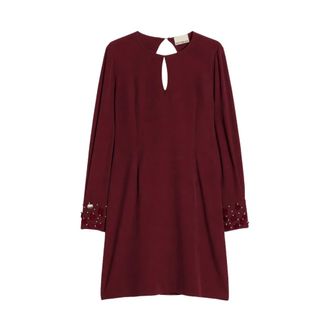 Pennyblack Pbppaio Sheath Dress - Dames - Jurken - Rood - Maat: M Leer