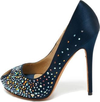 Alexander McQueen Pumps con decorazione - Blu