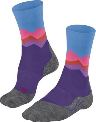 Falke TK2 Crest Wandersocken f&uuml;r Herren | lila