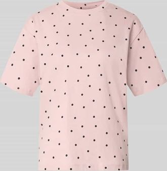 Jake*s Casual Regular Fit T-Shirt mit Rundhalsausschnitt in Hellrosa, Gr&ouml;&szlig;e XXL