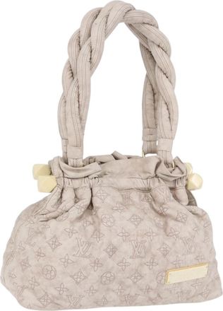 Louis Vuitton Olympe Stratus Limited Edition Monogram Lambskin Beige Leather Handbag (Pre-Owned)