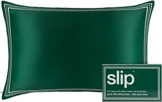 Slip Slip Pure Silk Queen Pillowcase - The Green