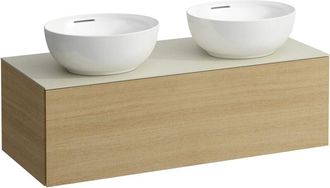 Laufen Il Bagno Alessi cajonera, 1 agujero para grifo, encimera - Laufen