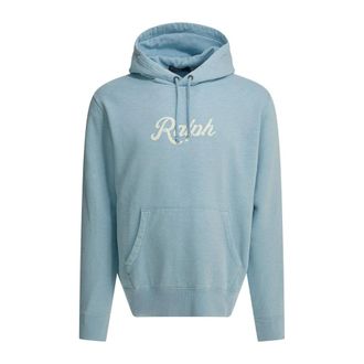 Ralph Lauren Hoodies & sweatvesten, Heren, Blauw, M, Katoen, Ralph Logo Hoodie
