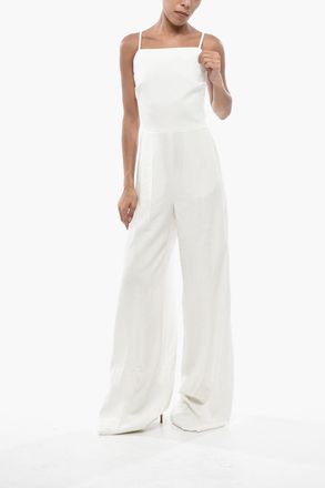 Max Mara Wide-Leg Jumpsuit ELVY With Braided Back Straps Max Mara
