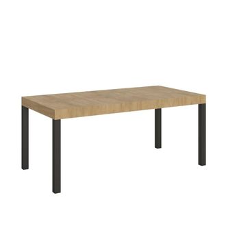 Itamoby Mesa extensible 90x180/440 cm roble natural patas antracita