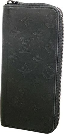 Louis Vuitton Noir Long Wallet (Bi-Fold) (Pre-Owned)