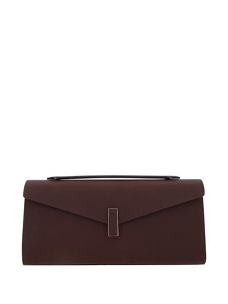 Valextra Envelope leather clutch bag - Red