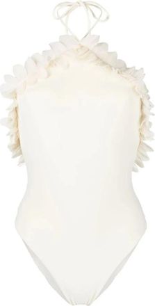 La Reveche Amira One-Piece - Dames - Badpakken - Beige - M - Badmode