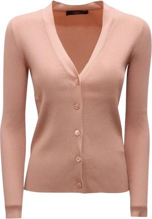 Max Mara Gabriel Cardigan - female - Max Mara - Cardigans - Pink - M - Knitwear