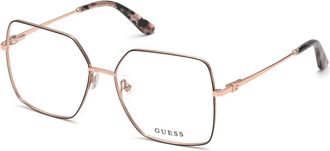 Guess Stijlvolle bril met trendy montuur - Dames - Brillen - Geel - 57 MM - Accessoires