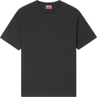 Kenzo Black Round Neck Printed T-Shirt