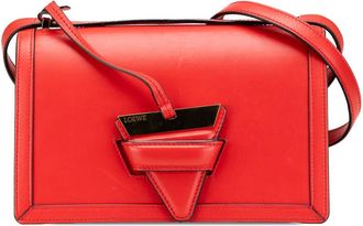 Loewe Pre-owned Loewe Medium Leather Barcelona Crossbody Ladies 61706