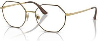 Vogue Eyewear 52mm Irregular optical glasses in Brown at Nordstrom