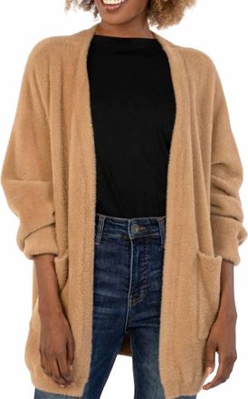Kut from the Kloth Dana Cozy Cardigan In Camel