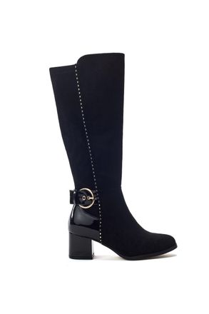 Moda in Pelle Moda in Pelle Womens Sameena Black Boots Faux Leather - Size EU 40