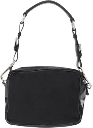 Prada Pre-owned Vintage Schoudertas - Dames - Vintage Schoudertas - Zwart - ONE Size - Leer - Vintage