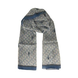 Borbonese Accessoires, Dames, Blauw, ONE Size, Silk Stole