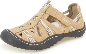 JBU by Jambu JBU Womens Regional Water Ready Shoe, Tan/White, 5 UK