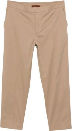 Ermenegildo Zegna Lange Formele Broek - Heren - Nette broeken - Beige - XL - Broeken
