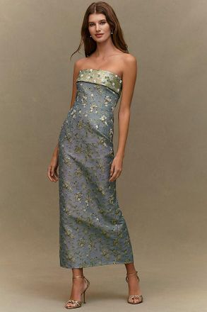 V. Chapman Kennedy Strapless Maxi Dress