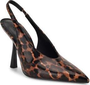 Nine West Kates Slingback Pointed Toe Pump in Dark Brown at Nordstrom Rack, Size 8.5