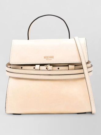 Moschino shoulder bag top handle detachable strap