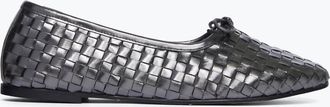 Freda Salvador Womens Roma Round Toe Ballet Shoes In Grey