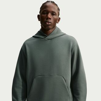 Nike Mens 24.7 ImpossiblySoft Dri-FIT Pullover Hoodie in Green | IR8807-303