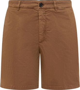 Department Five Shorts met knoop- en ritssluiting en zakken - Heren - Korte Broeken - Bruin - W32 - Korte Broeken