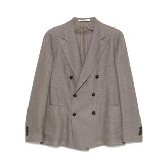 Tagliatore Heren, Jassen, Grijs, Maat: 2XL Wol