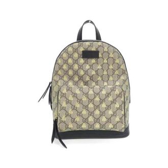 Gucci Pre-owned GG Supreme Rugzak - Dames - Pre-owned - Beige - Maat: ONE Size