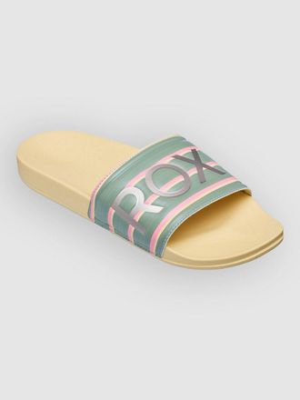 Roxy Slippy II Printed Sandalias amarillo