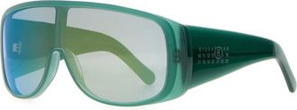 Maison Margiela Green Acetate Sunglasses