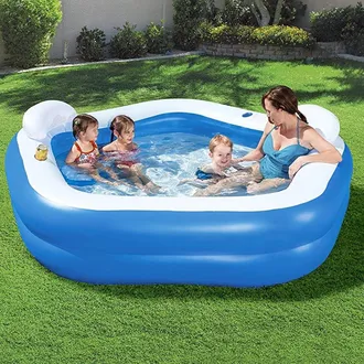 Bestway Piscina Gonfiabile Family Con Bordi Extra Larghi 575lt 213x206x69 -54153