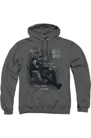 Gildan Vampire Diaries Be Yourself Adult Pull Over Hoodie / Hooded Sweatshirt