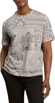 Ted Baker Bondss Graphic T-Shirt in Ecru at Nordstrom, Size 6