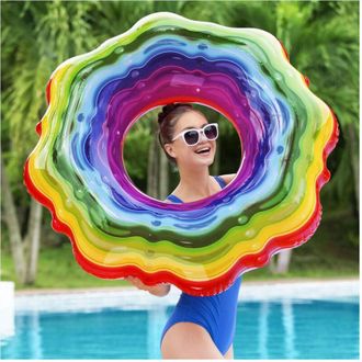 Trade Shop Trade Shop - Bestway Life Boyal Inflable Donut Rainbow Rainbow Piscina Nataci&oacute;n
