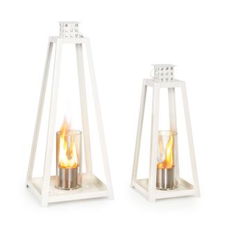 Blum Blumfeldt Farol De Etanol Fiamme Triangolo 2 Juegos De Quemadores De Acero Inoxidable 0,3 Litros 4h De Tiempo De Combusti&oacute;n