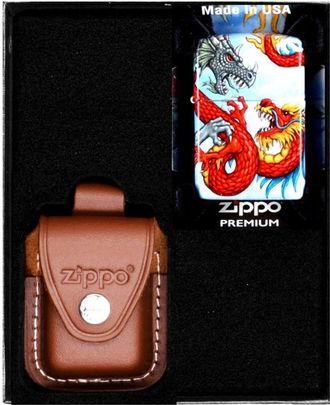 OEM Encendedor Zippo Dragon Design 3 Set De Regalo N.&ordm; 4