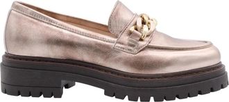Nero Giardini Flynn Mocassin Schoenen - Dames - Loafers - Bruin - 40 EU - Leer - Schoenen